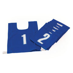 COTTON BIB NUMBERED 1-7 SMALL, BLUE
