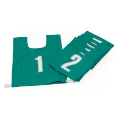 COTTON BIB NUMBERED 1-7 SMALL, GREEN