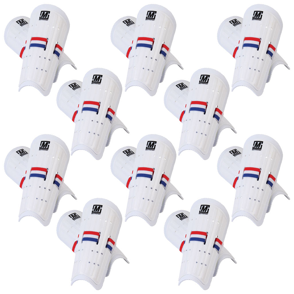 MASTERSPORT SHIN PADS LARGE, SET OF 10