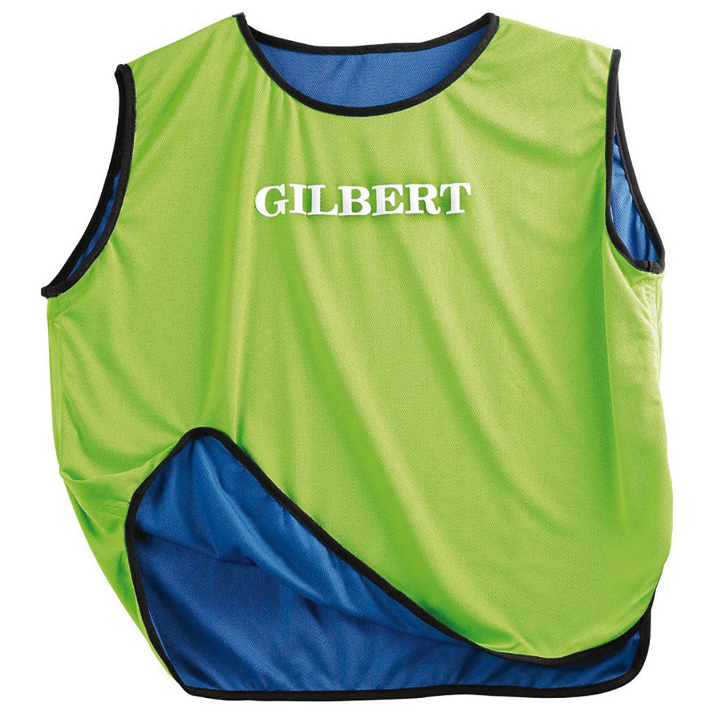 GILBERT REVERSIBLE BIB SENIOR, BLUE / GREEN