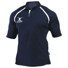GILBERT XACT RUGBY MATCH SHIRT MONOCHROME NAVY BLUE X SMALL