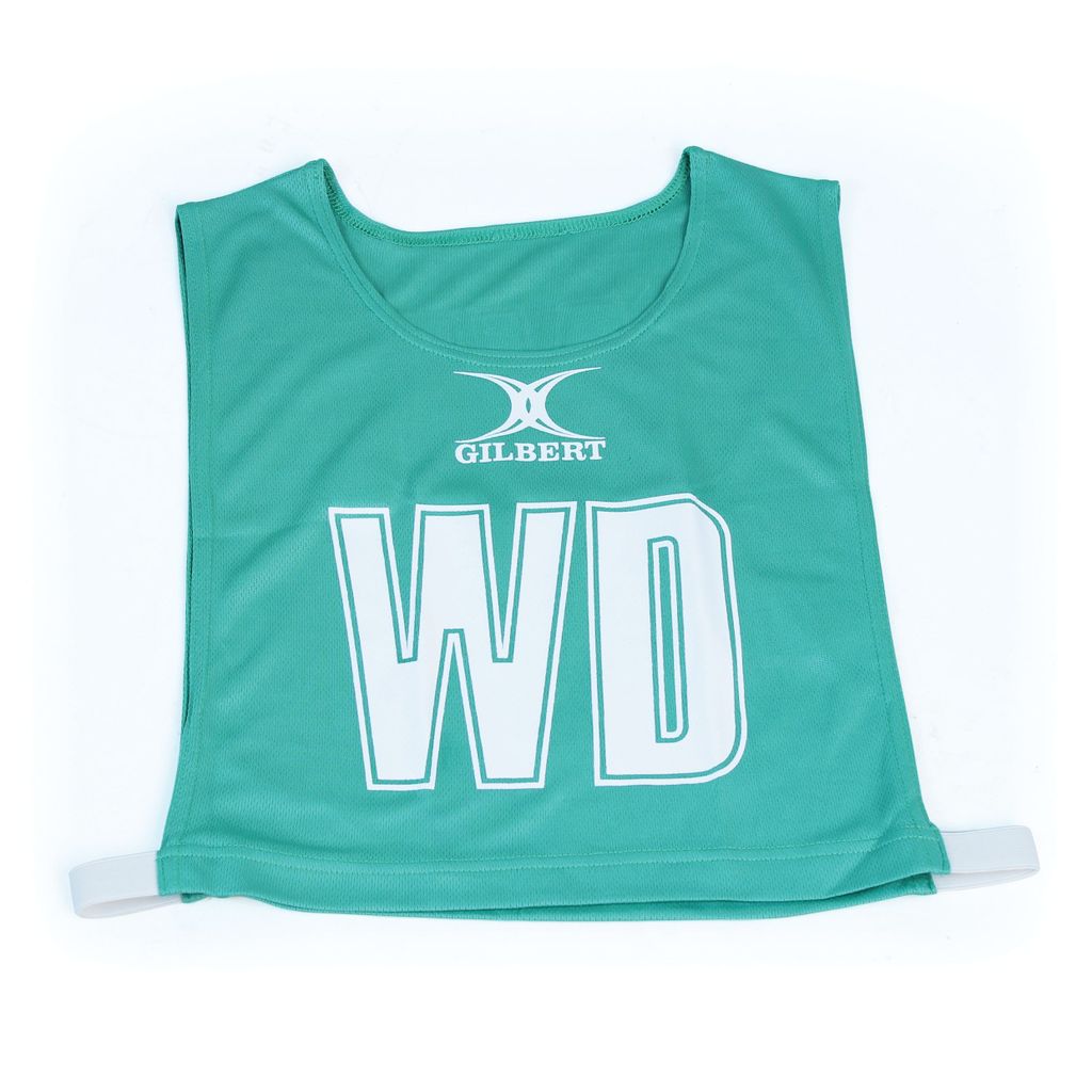 GILBERT NETBALL BIB GREEN, LARGE