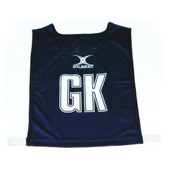 GILBERT NETBALL BIB NAVY BLUE, MEDIUM
