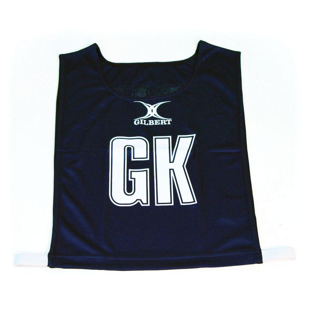 GILBERT NETBALL BIB NAVY BLUE, SMALL