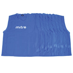 MITRE CORE TRAINING BIB BLUE, MEDIUM, SET OF 10