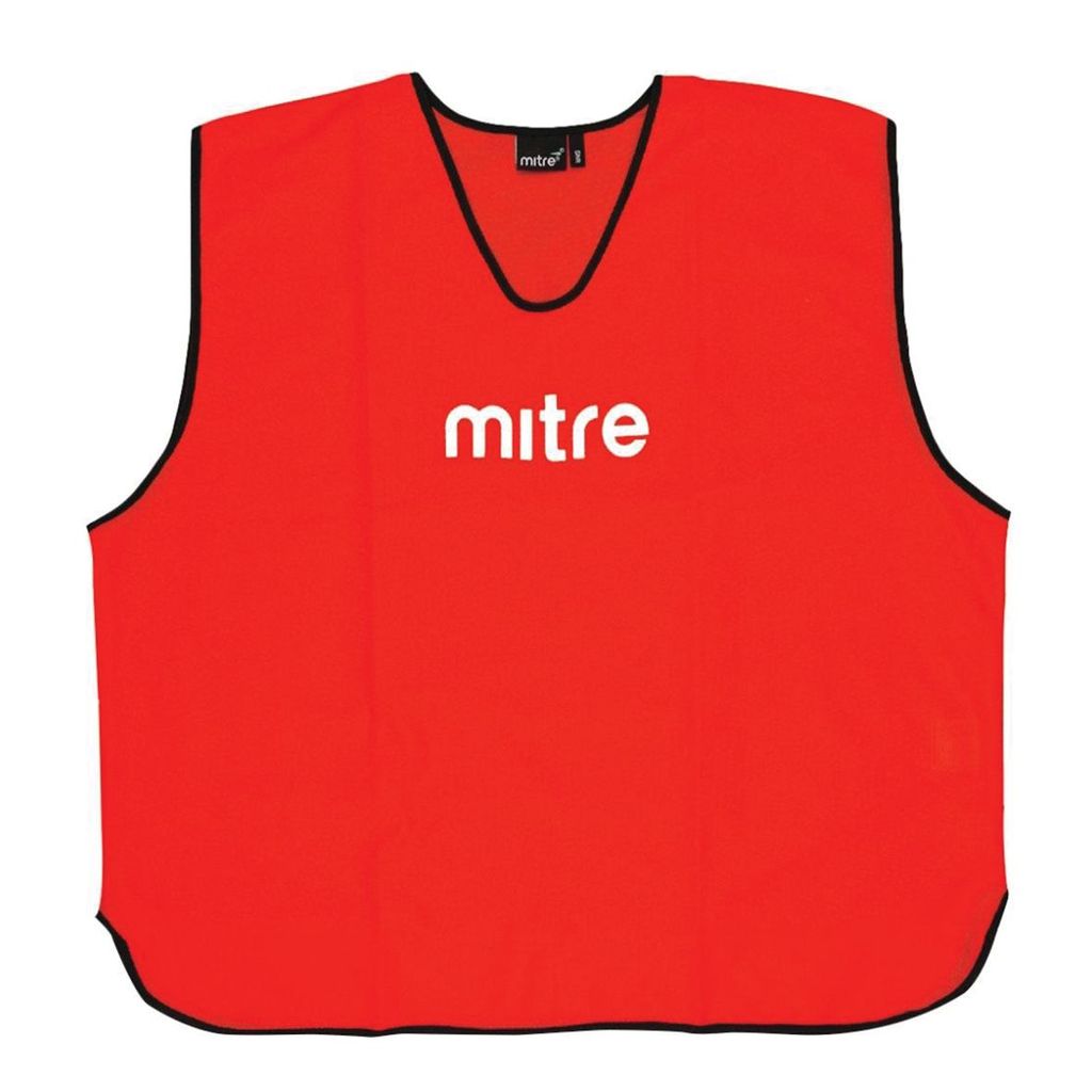 MITRE CORE TRAINING BIB RED, LARGE