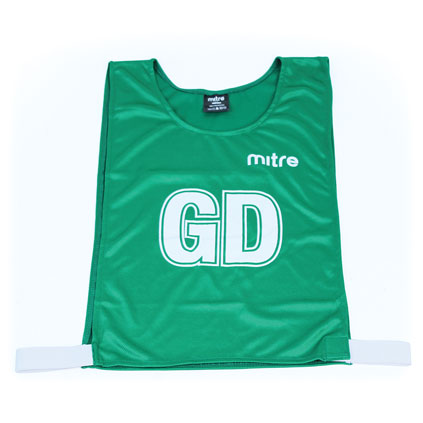 MITRE PRO NETBALL BIB SET EMERALD, MEDIUM, SET OF 7