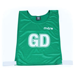 MITRE PRO NETBALL BIB SET EMERALD, MEDIUM, SET OF 7
