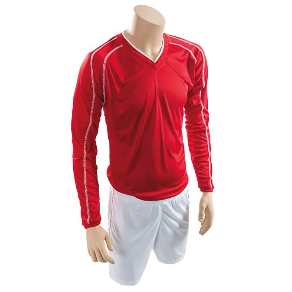 PRECISION MARSEILLE SHIRT & SHORT SET RED/WHITE, 26-28INCH