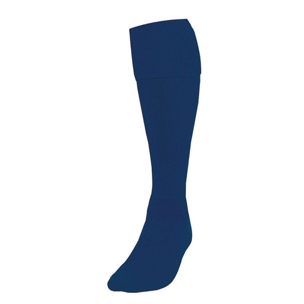 PRECISION PLAIN FOOTBALL SOCKS NAVY BLUE, SENIOR SIZE 07-11