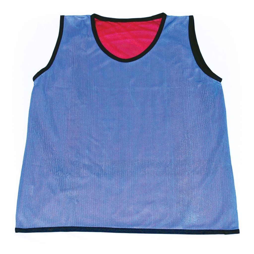 REVERSIBLE BIB  LARGE, BLUE/RED