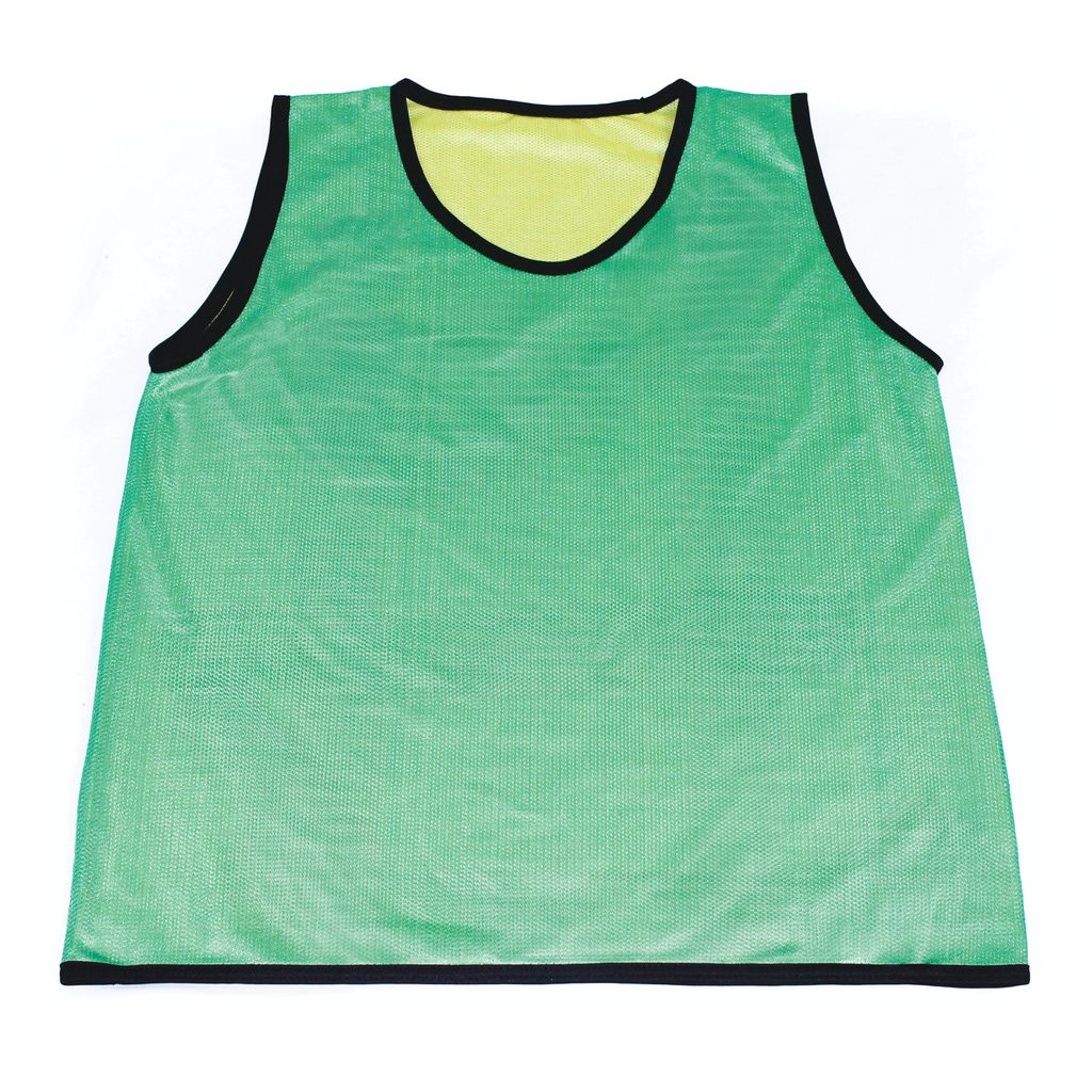 REVERSIBLE BIB  MEDIUM, GREEN/YELLOW