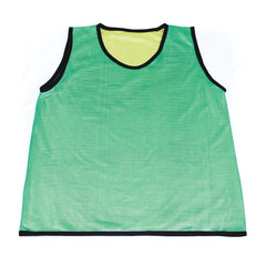 REVERSIBLE BIB  SMALL, GREEN/YELLOW