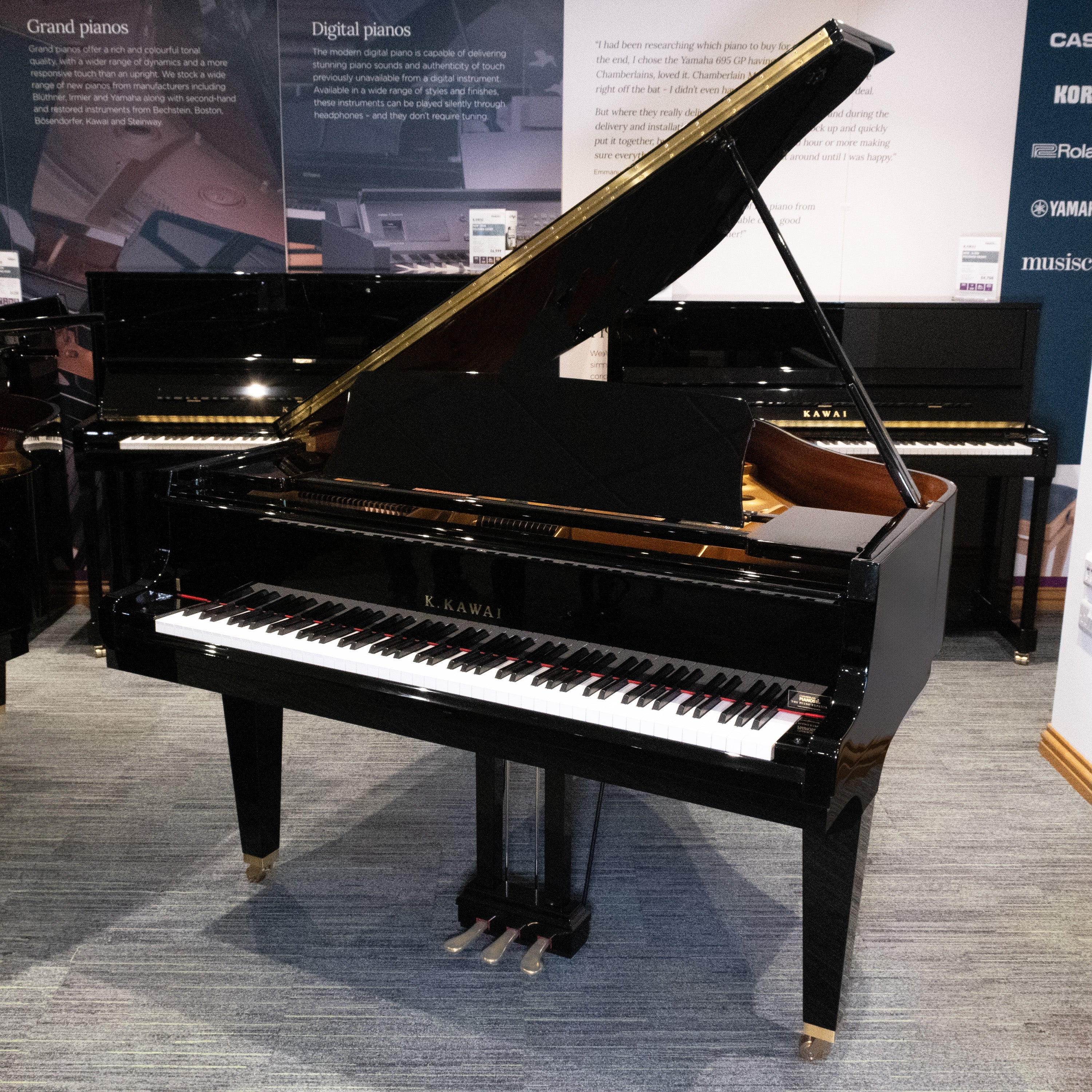 Kawai GL-30 grand piano – Polished Ebony