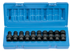 SOCKET SET 3/8IN 10PC STD METRIC UNIVERSAL GP1210UM