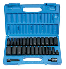 SOCKET SET 3/8IN 29PC DEEP FRACTIONAL + METRIC GP1229DM