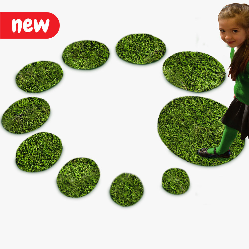 Grass Counting Circles , set of 10