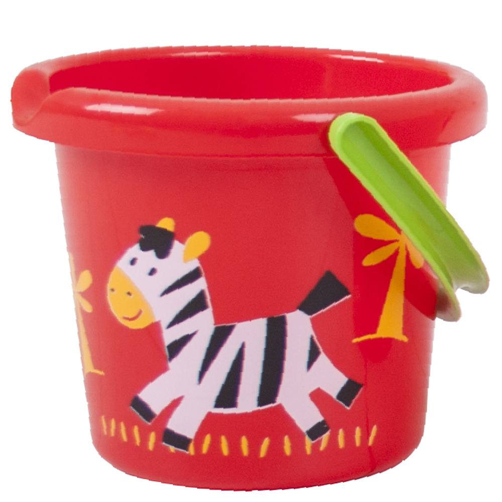 Wild Animal Bucket - Zebra (12 Months +)