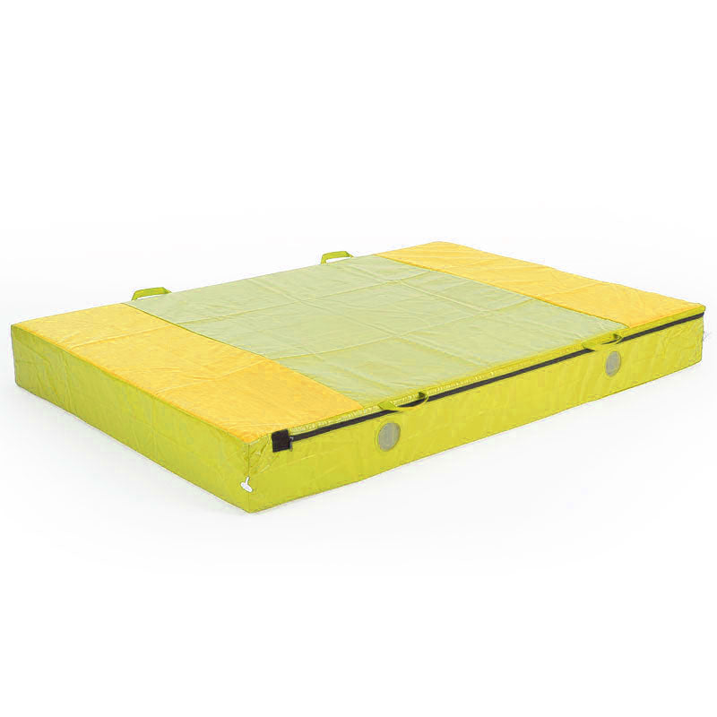 SAFETY MATTRESS 2.44 X 1.20M X 200MM, CM FOAM, YELLOW