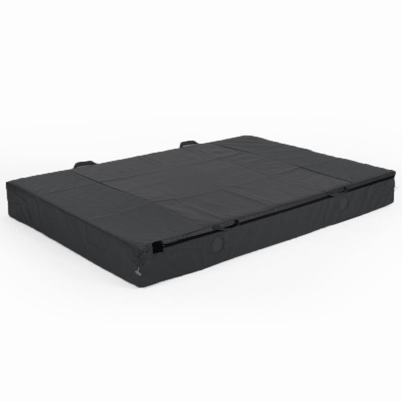 SAFETY MATTRESS 2.5 X 1.66M X 255MM, FR MATTRESS, BLACK