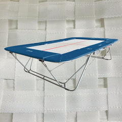 77A TRAMPOLINE 25MM WEB BED, FIXED ROLLER STAND