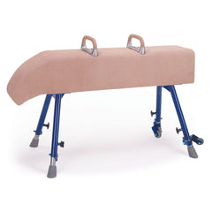 VAULTING HORSE DROP NECK, C/W POMMELS AND CASTORS