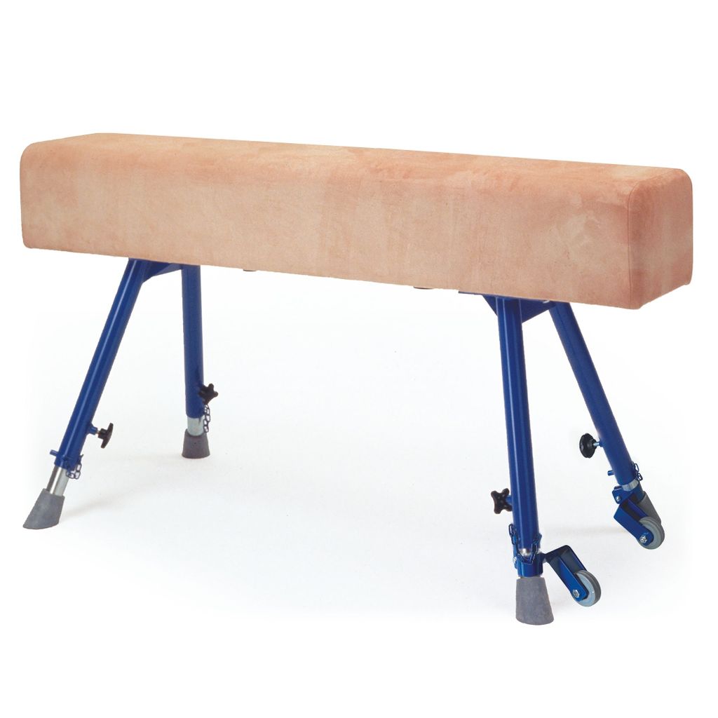 VAULTING HORSE SQUARE END, C/W CASTORS