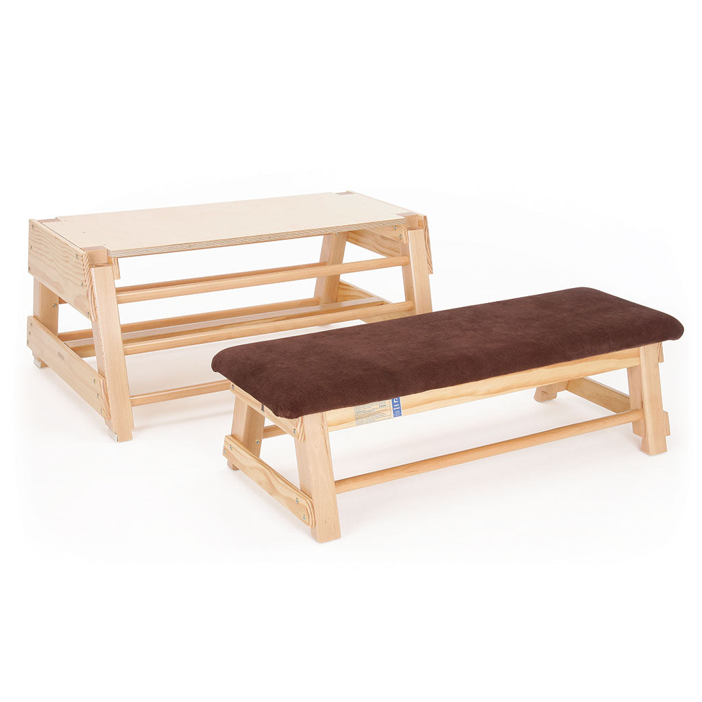 VAULTING BAR BOX 3 SECTIONS, 1067MM, HIDE TOP