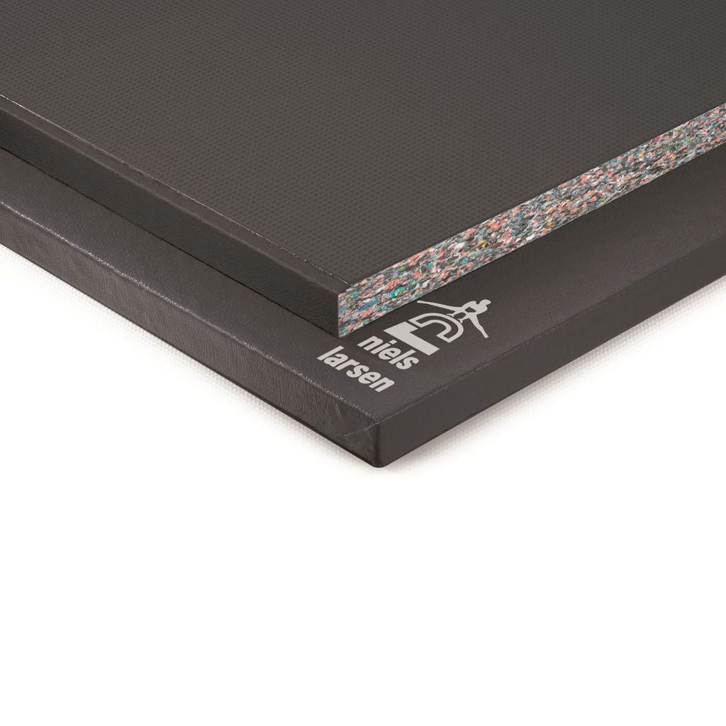 MULTIPURPOSE GYM/JUDO MAT 1.00 X 1.00M X 40MM, BLACK