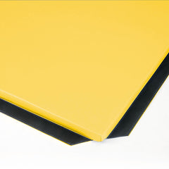 PANELITE GYM MAT 2.00M X 1.00M X 40MM, C/W VELCRO, YELLOW