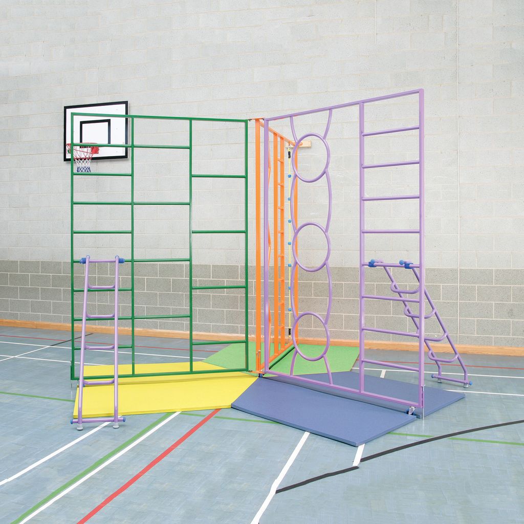 RAINBOW CLIMBING FRAME 2.40M, NO LADDER