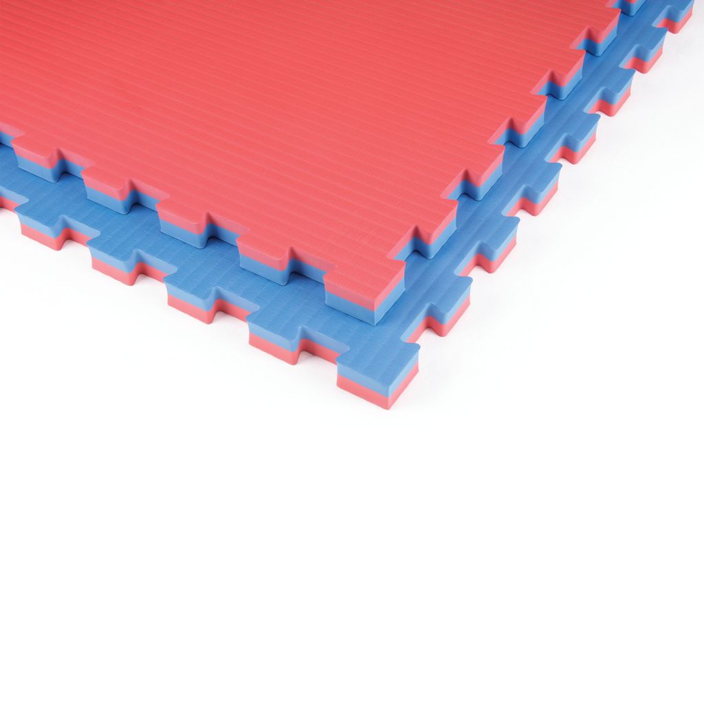 INTERLOCKING JIGSAW MAT BE/RD REVERSIBLE STD FINISH 1000 X 1000 X 20MM