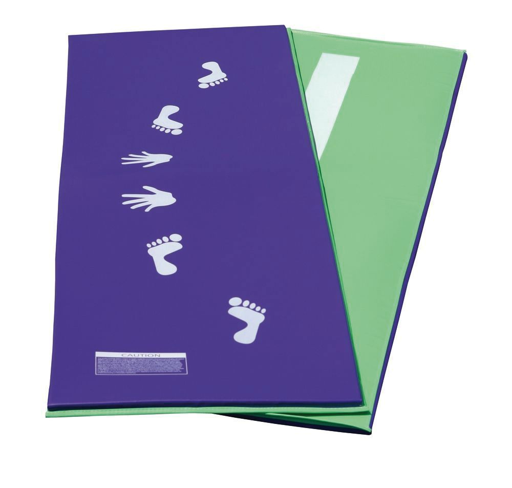 CARTWHEEL/BEAM MAT PURPLE/GREEN, SINGLE UNIT