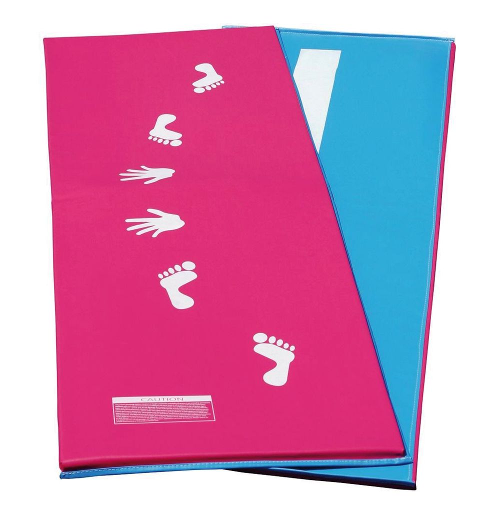 CARTWHEEL/BEAM MAT PINK/BLUE, SINGLE UNIT