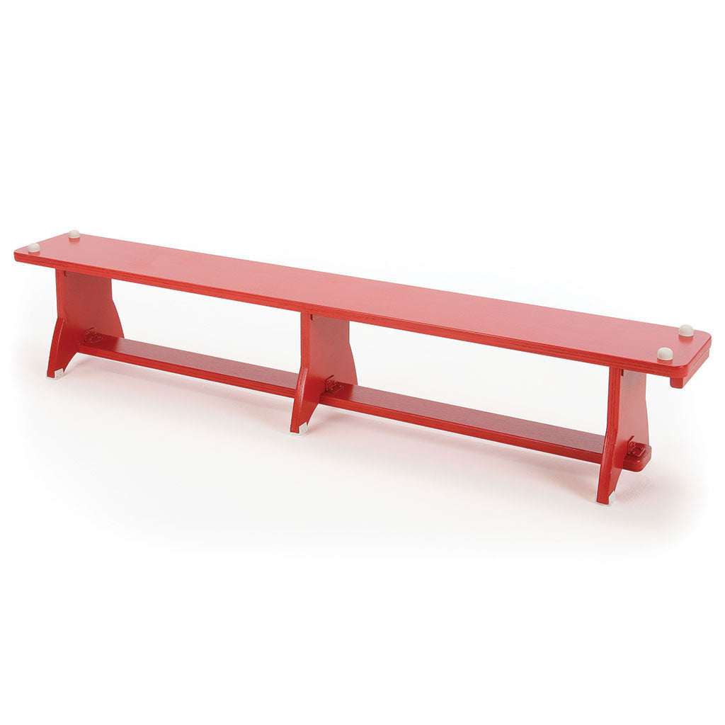 PLYTECH BALANCE BENCH 2.4M, RED