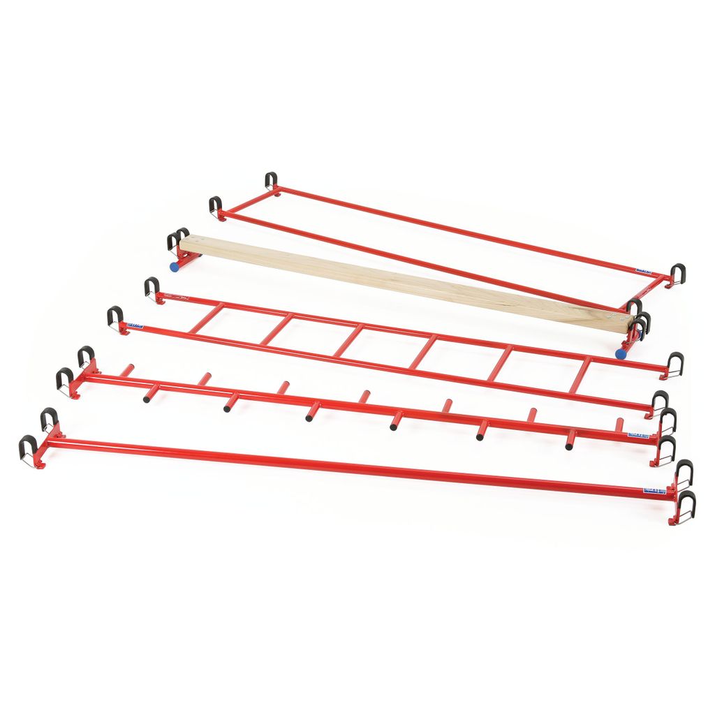 FRAME LINKING EQUIPMENT SETS 2.13M, RED, WITHOUT TROLLEY