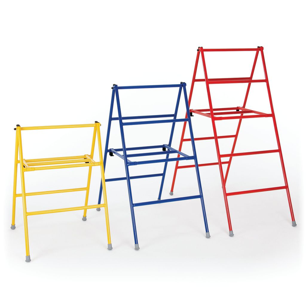 FOLDING TRESTLE SET OF 3, 1 OF EACH HEIGHT