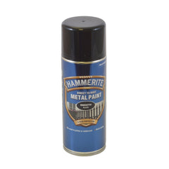 Hammerite Aerosol 400ml - Black Smooth Finish