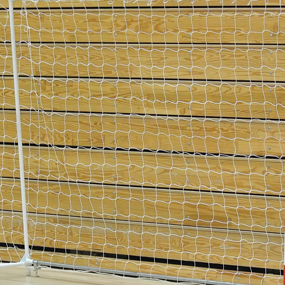 STEEL FOLDING HANDBALL GOAL NET, 2.5MM WHITE, PAIR