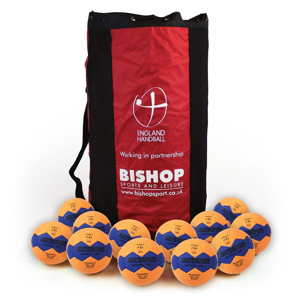 ENGLAND HANDBALL MASTERSPORT HANDBALL SIZE 1, BAG OF 12