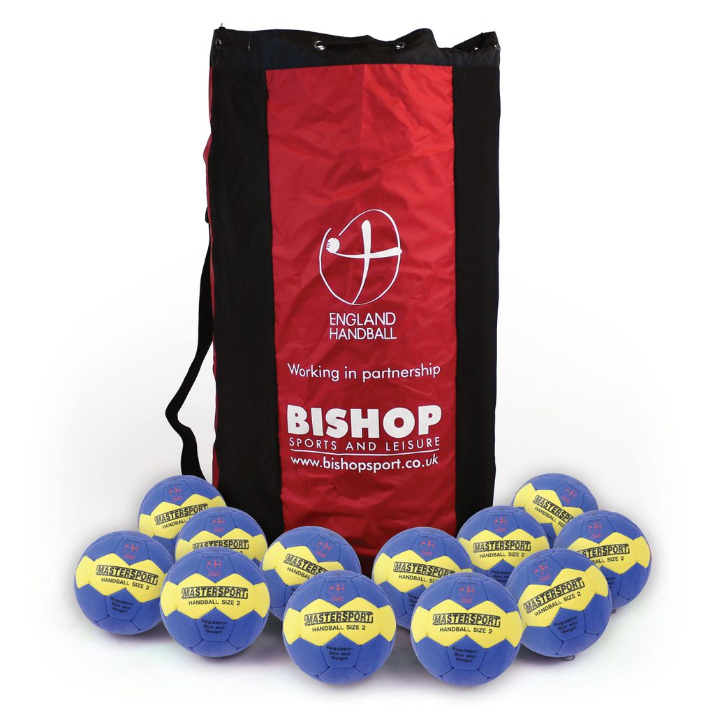 ENGLAND HANDBALL MASTERSPORT HANDBALL SIZE 2, BAG OF 12