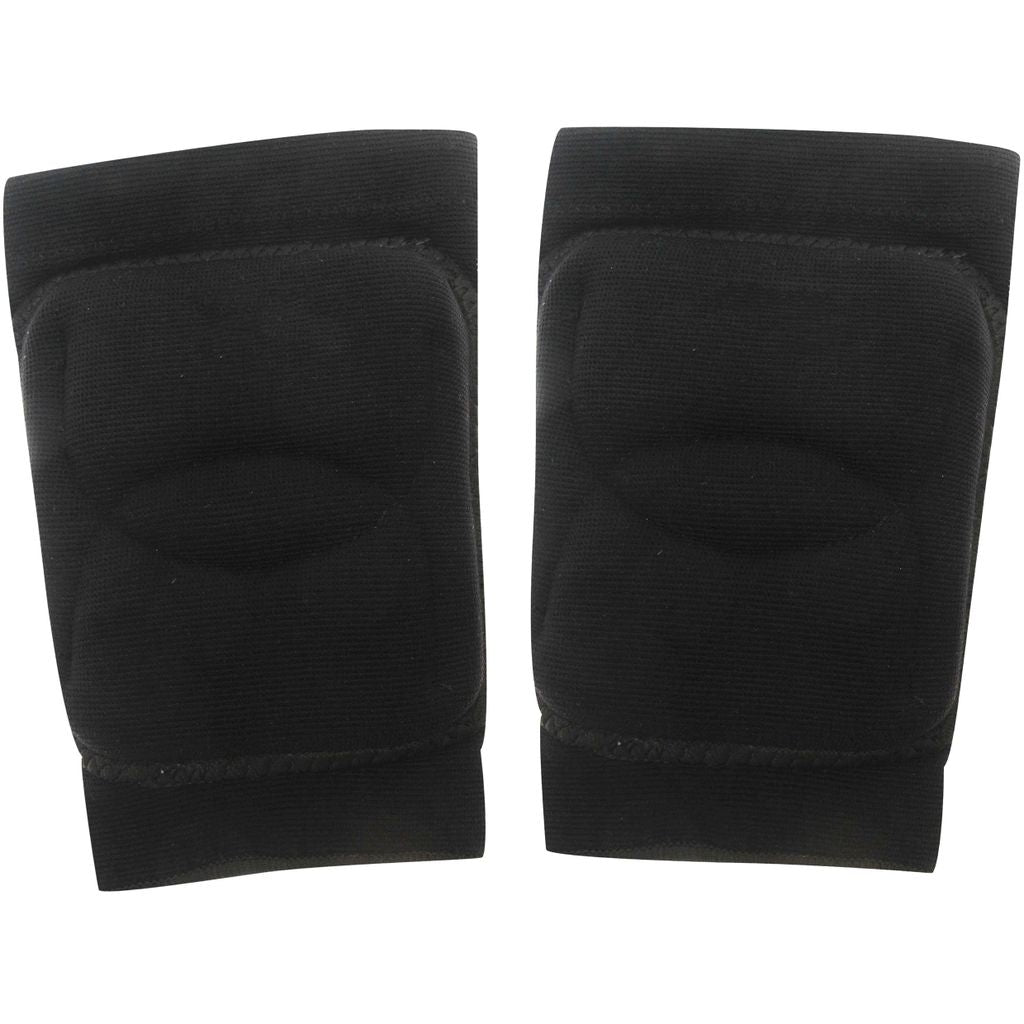 KNEE PROTECTION PADS LARGE, BLACK, PAIR
