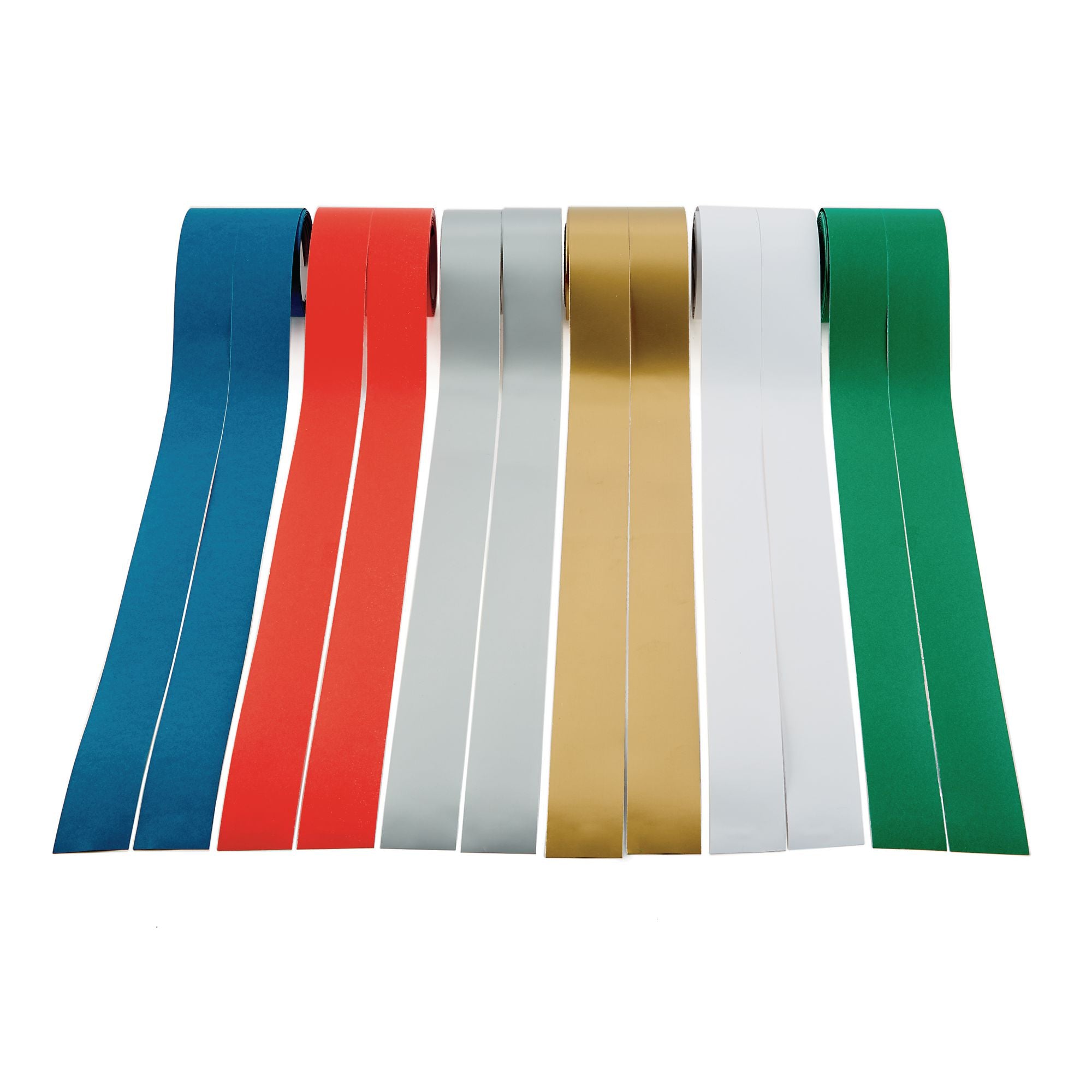 SCO CARD DECORATIVE BORDER ROLL STRAIGHT CUT 57MMX15M FESTIVE 6PCS -Min Qty 1