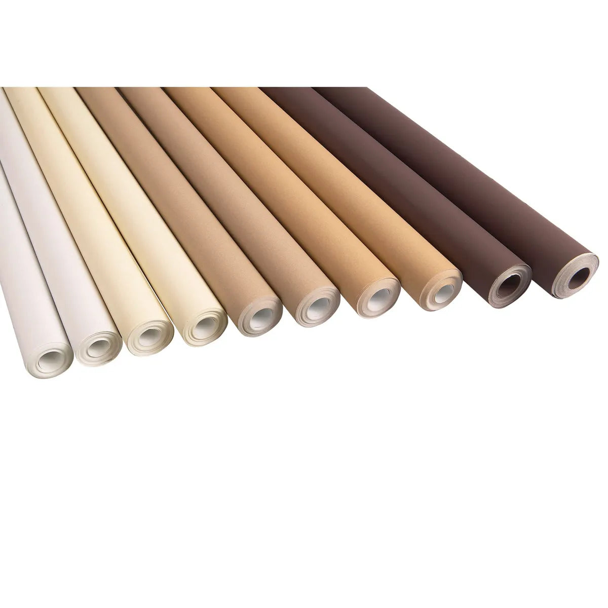 SCO COLOURS DISPLAY PAPER ROLLS ASSORTMENT 760MMX10M NATURAL COLOURS 10PCS - get 1 display roll for free -Min Qty 1