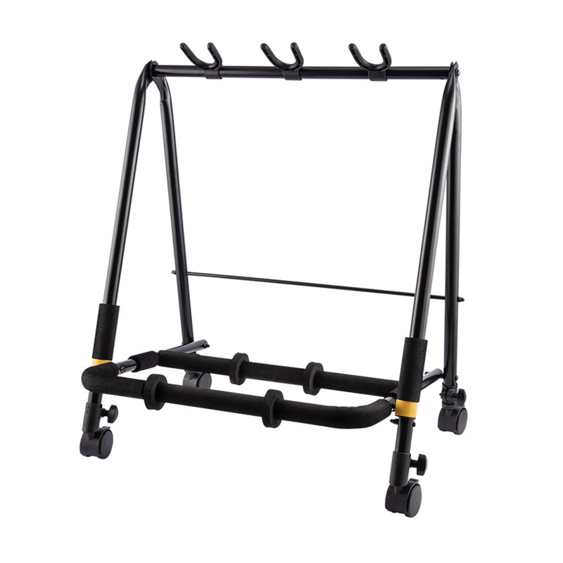 Hercules guitar display stand with castors