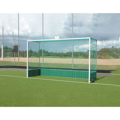 HARROD UK PREMIER HOCKEY GOAL C/W 46CM PVC BACKBOARD, PAIR