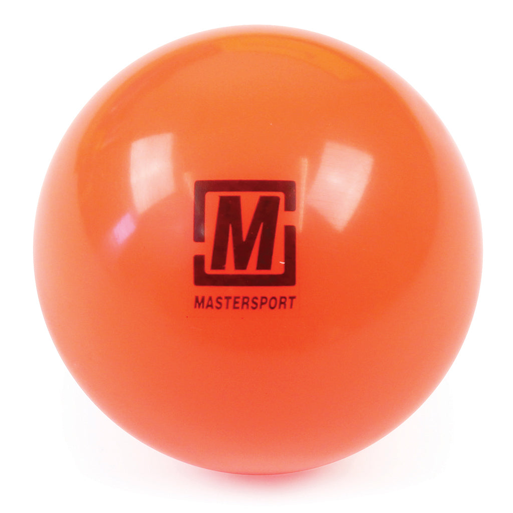 MASTERSPORT POLY VINYL HOCKEY BALL ORANGE