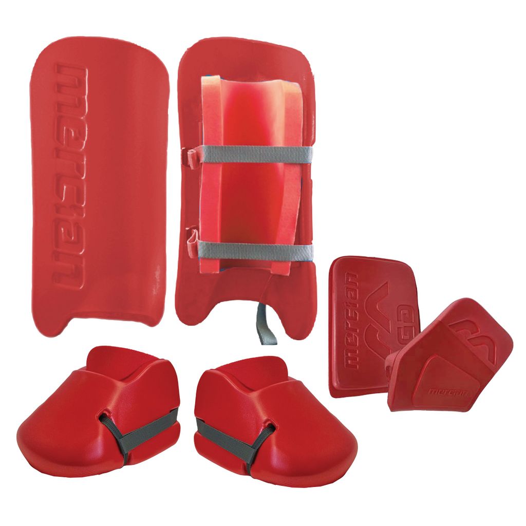 MERCIAN HOCKEY GOALKEEPING SET FULL SET, MAXI, BLUE/GREEN