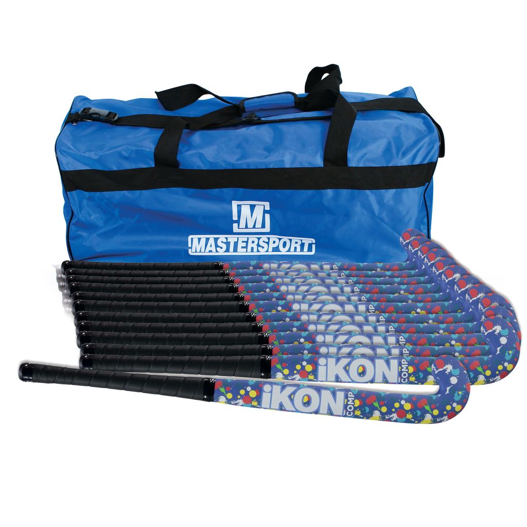 SLAZENGER IKON COMP HOCKEY STICK 28INCH, BAG OF 12