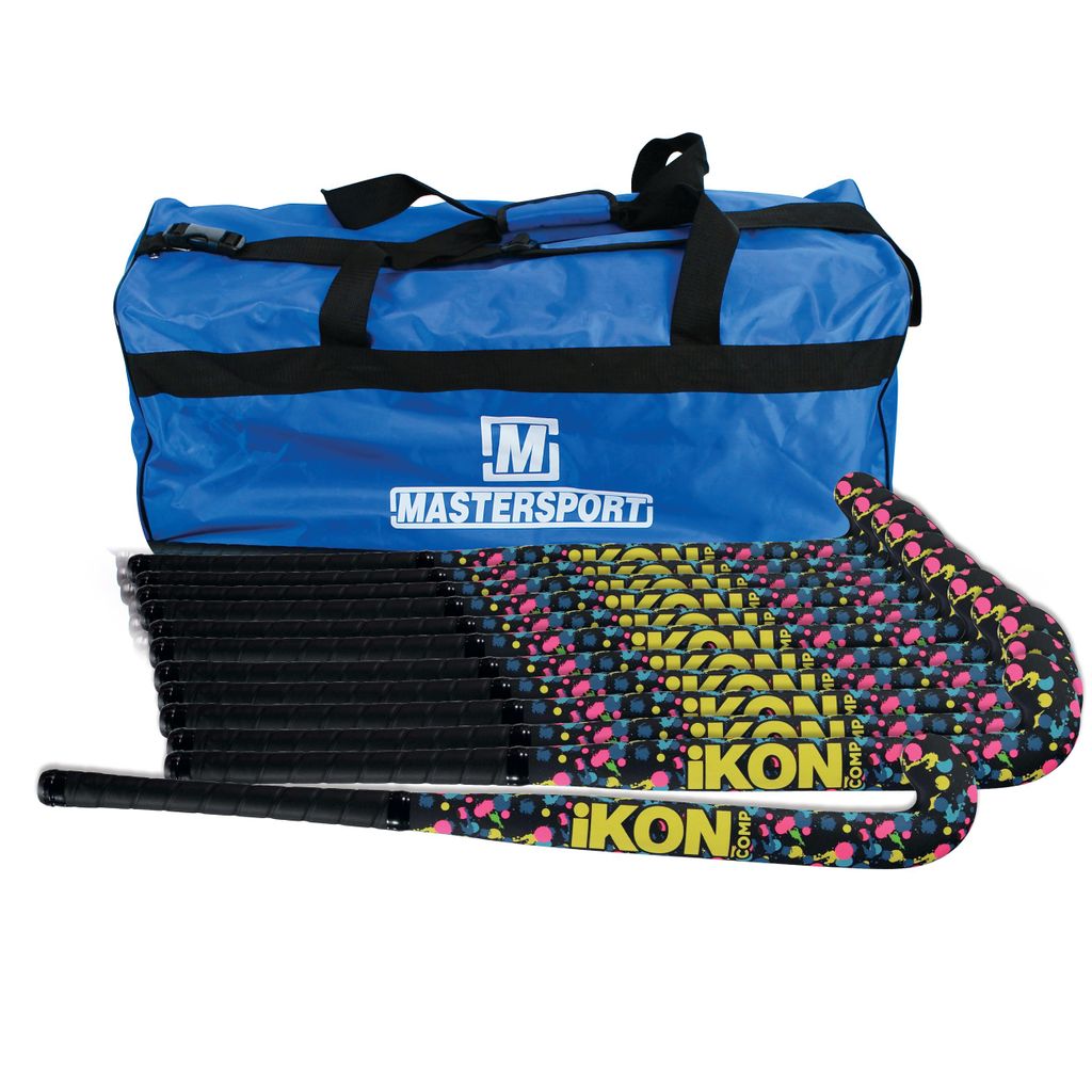 SLAZENGER IKON COMP HOCKEY STICK 30INCH, BAG OF 12